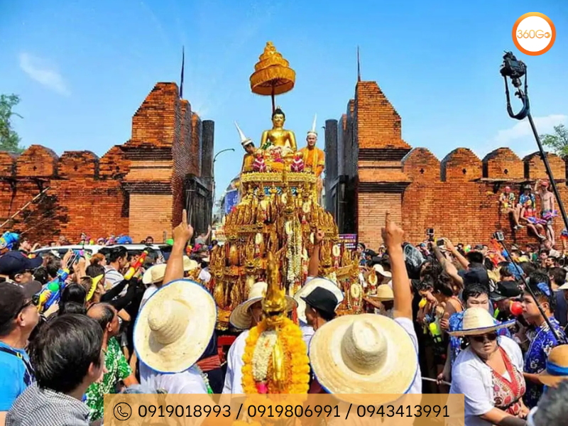 Songkran ở Chiang Mai - Du lịch 360Go 